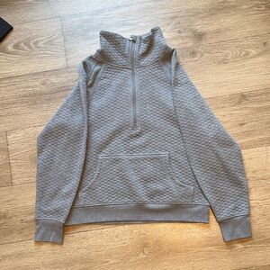 Maurices Gray Zip Up Sweater Casual Knit